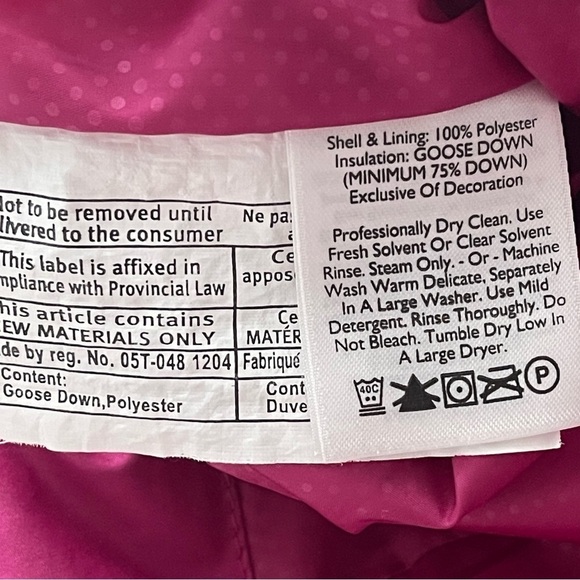 Eddie Bauer Puffer Vest Womens Small Goose Down Quilted Full Zip Insulated Pink - Picture 12 of 12